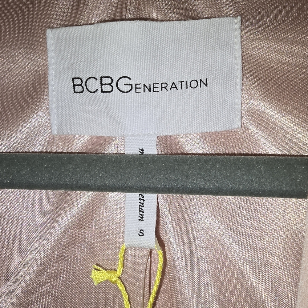 BCBGeneration Pink Open Front Jacket - Picture 4 of 6